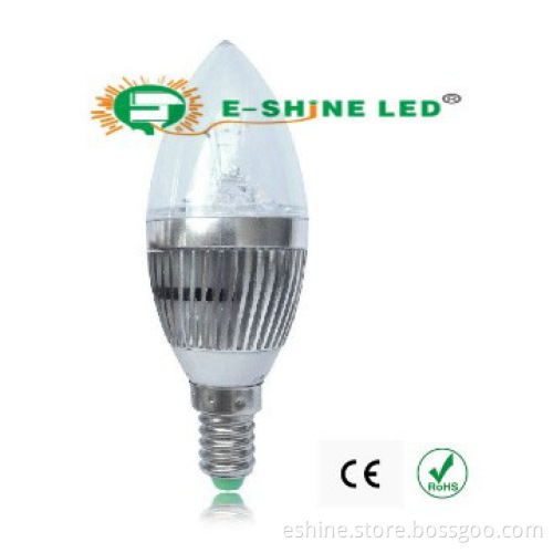 Best sales 1W 3W 5W Dimmable LED Candle Light Certificated E14/E27